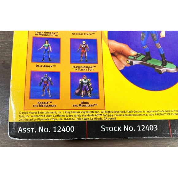 1996 FLASH GORDON Dale Arden Action Figure NEW ON CARD Playmates Animated Series - Picture 6 of 7